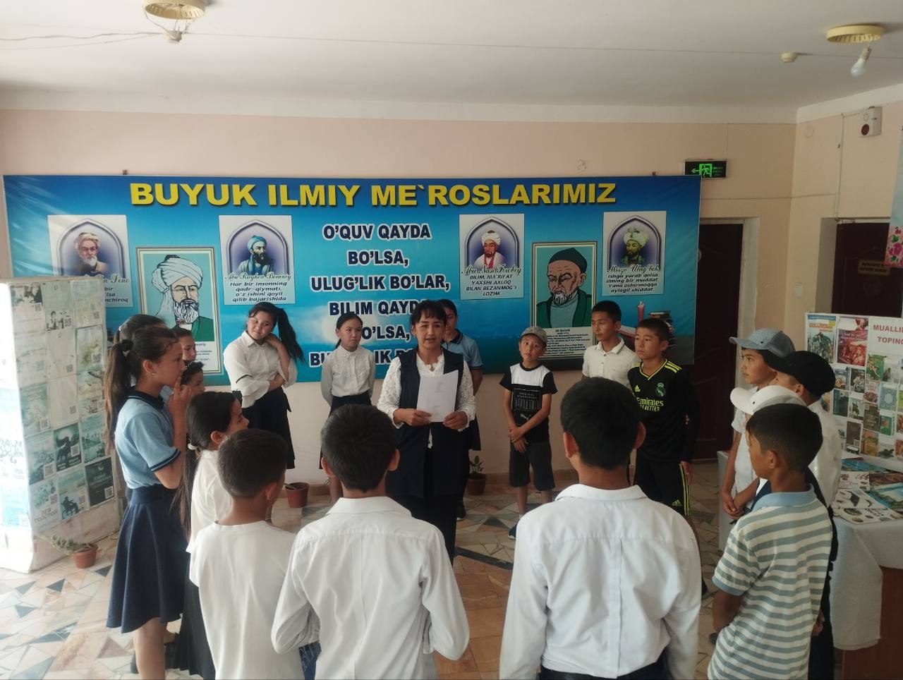 "Bolaligim podsholigim " nomli tadbir tashkil qilindi.